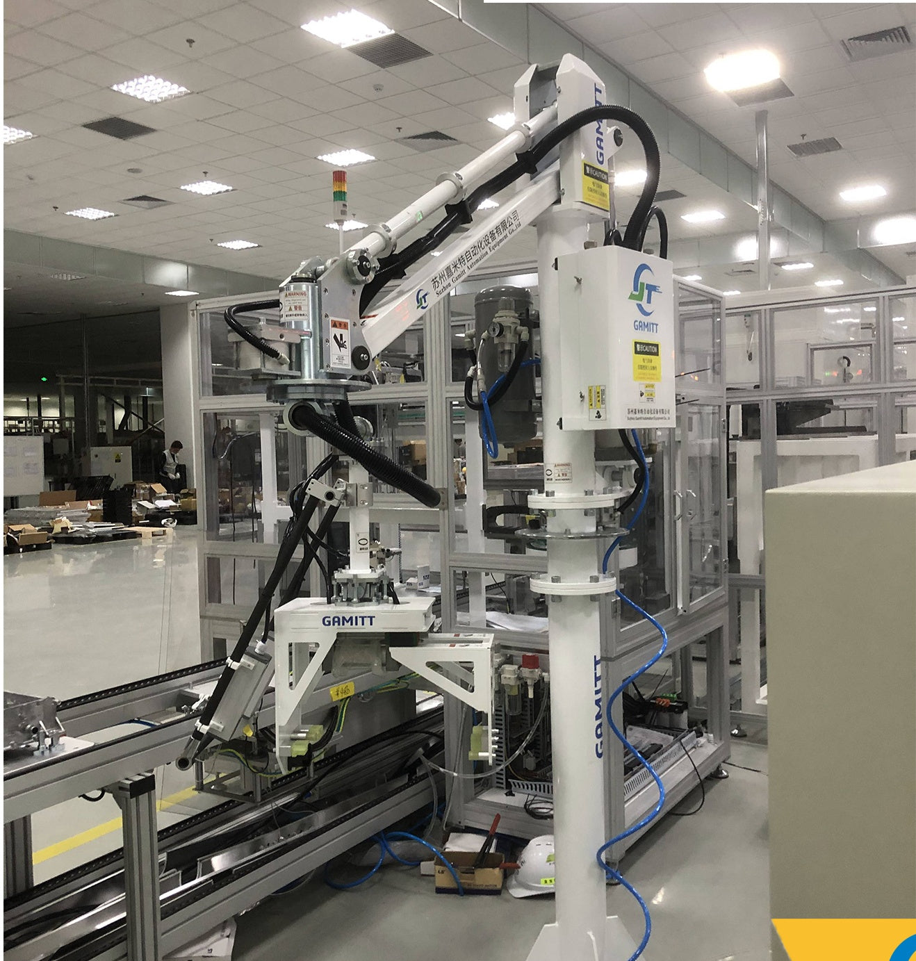 HB-F Series | Integrated EV Inverter Assembly Workstation with Torque Reaction Arm