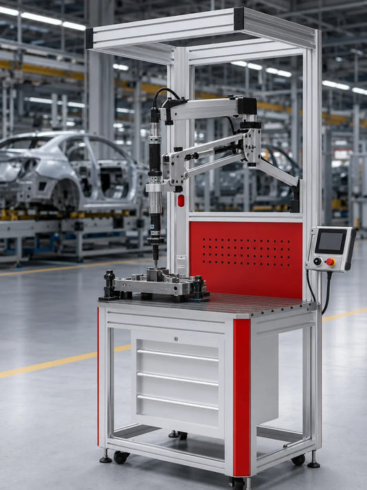 HB Torque B029 torque reaction arm workstation for Atlas Copco and ESTIC tool integration
