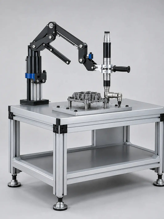 HB Torque workstation compatible with ESTIC Handy 2000 PULSE T EH2-T0040-A angle nutrunner, 8–40 N·m
