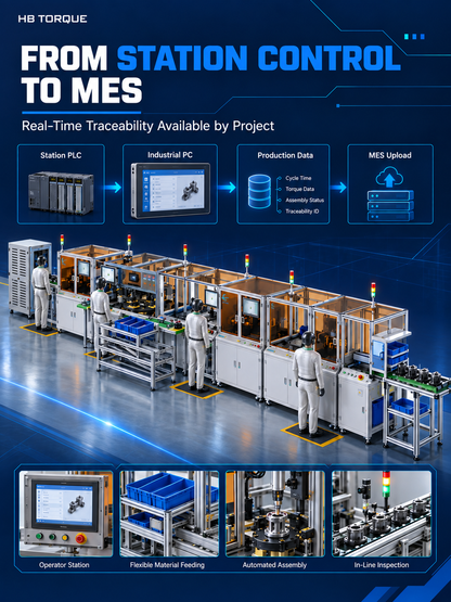 Station PLC industrial PC production data and MES integration workflow