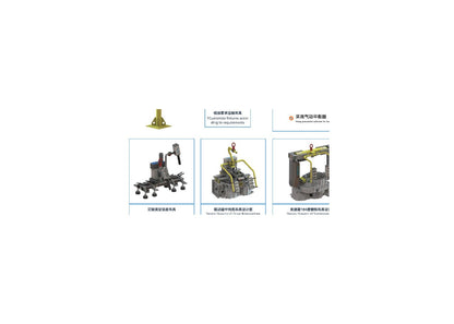 R Series original pneumatic folding arm manipulator application tooling examples
