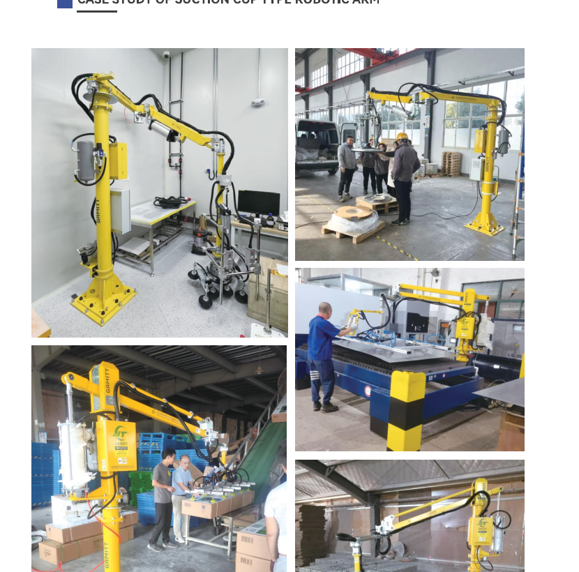Vacuum suction cup industrial manipulator for lifting and positioning