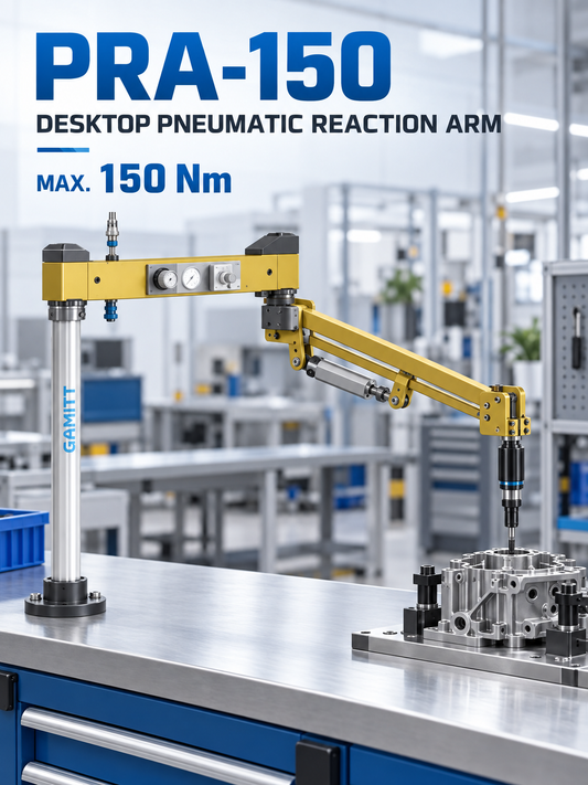PRA-150 desktop pneumatic torque reaction arm maximum 150 Nm