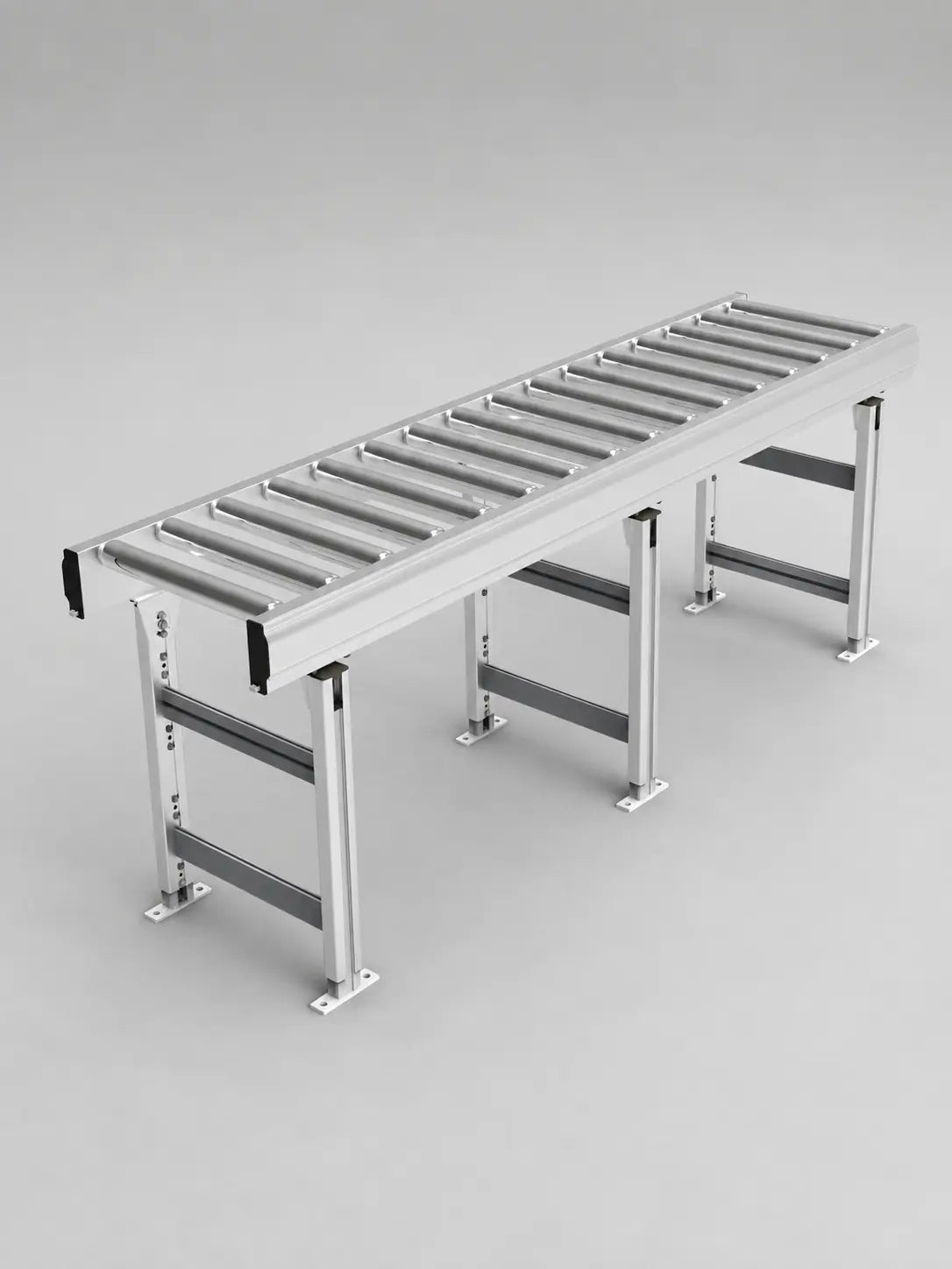 YEBO YBA-B028 style aluminum roller conveyor module for HB Torque workstation integration