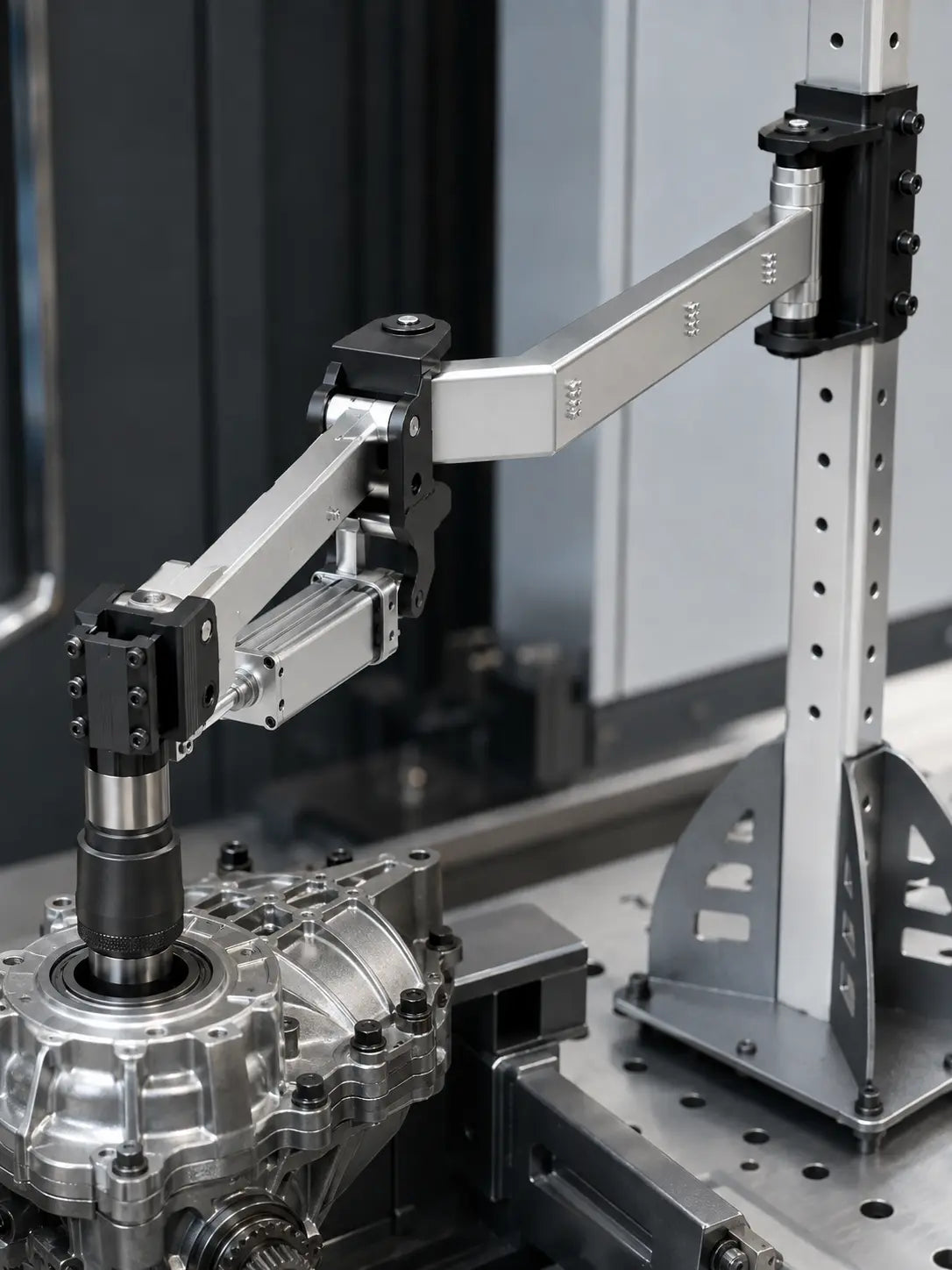 YEBO YBA-B002 pneumatic balancing cylinder rigid joints and custom tightening tool clamp