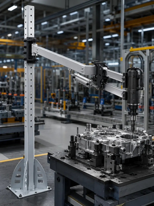 HB Torque YEBO YBA-B002 pneumatic balanced floor-mounted torque reaction arm workstation