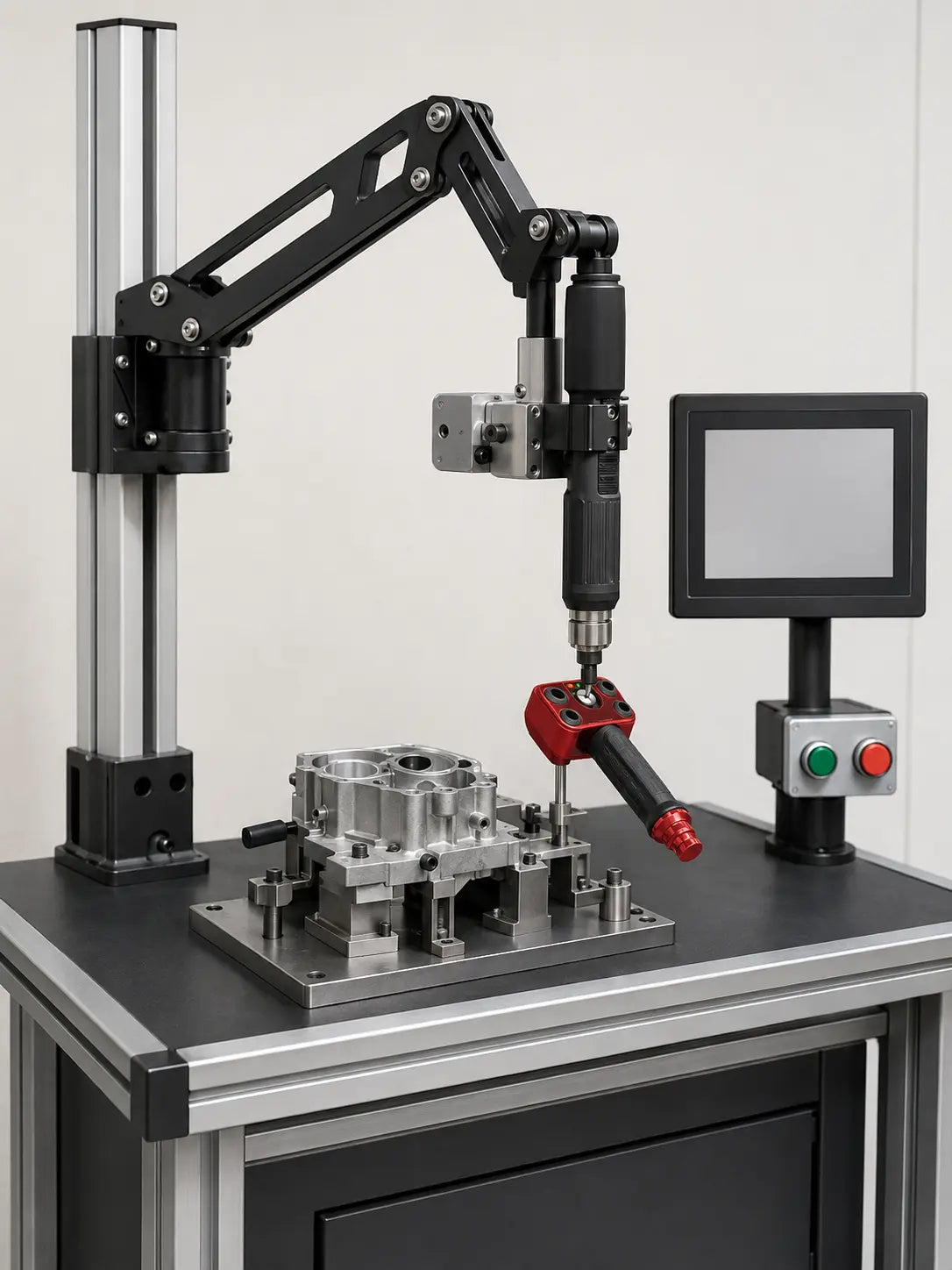 YEBO YBA-B003 industrial handle workstation with optional position and sequence control