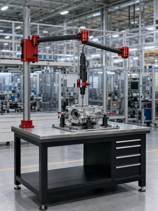 HB Torque YEBO YBA-B008 C Series Carbon-Fiber Articulated Folding Torque Arm Workstation