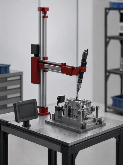 HB Torque YBA-B008 TA position-guided folding torque arm workstation with optional XY or XYZ sensors