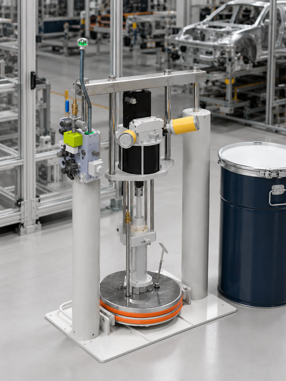 YEBO YBA-B011 65:1 industrial glue pump dispensing system for 5 and 55 gallon drums